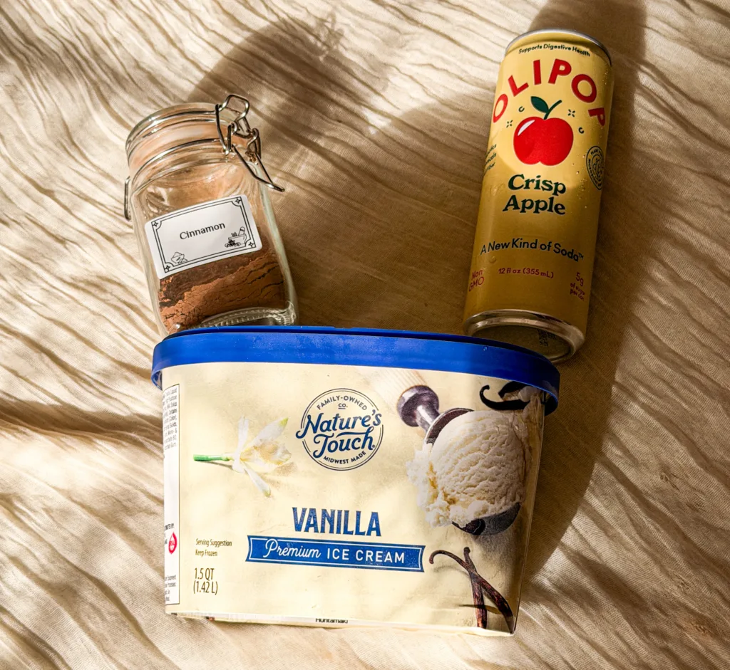 Ingredients needed to make the recipe.